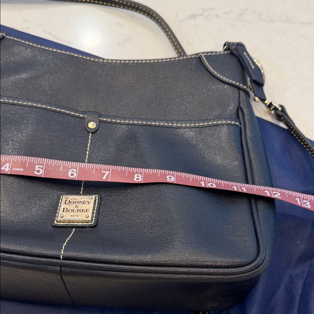 Dooney & Bourke Black Crossbody Bag with Gold Accents - Picture 15 of 16